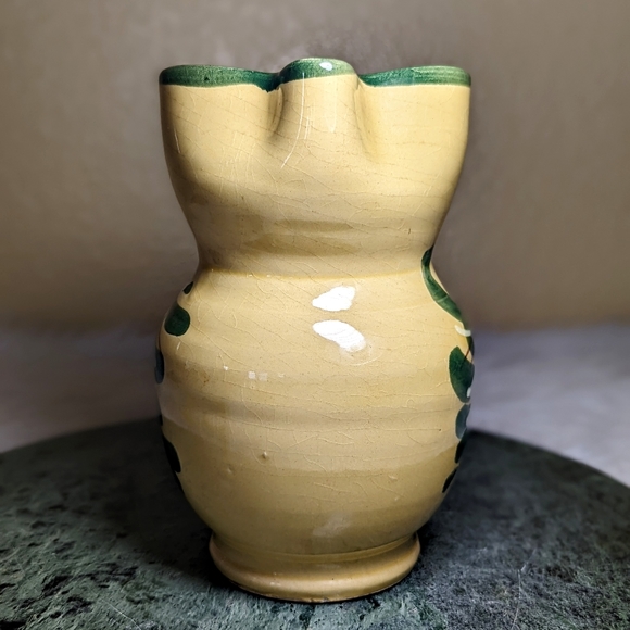 Lamas Made In Italy Hand Painted Water Milk Pitcher Vintage Majolica - Picture 4 of 10